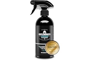 ‎GENTLEMONKEYS GENTLEMONKEYS Glasreiniger Auto (500ml) • Auto Scheibenreiniger für Innen & Außen • Streifenfrei mit Abperleffekt für Autoscheiben, Spiegel & Fenster • High-Performance Windschutzscheiben Reiniger