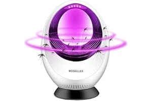 TTCOTOKE Lampada Antizanzare Elettrica, UV Zanzariera Elettrica Insetticida Zanzare, Alto-efficiente Trappola Zanzare Anti Insetti Mosquito Killer Lamp per Casa Giardino Interno Esterno