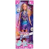 Simba, 105733663, Steffi Love Super Glam, &Ouml;zel V&uuml;cut Zinciri &amp; K&uuml;pe Aksesuarı, &Ouml;zel Işıltılı Elbise, 29Cm