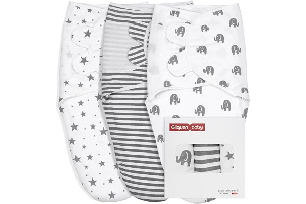 GLLQUEN BABY Swaddle Wraps 0-3 Months