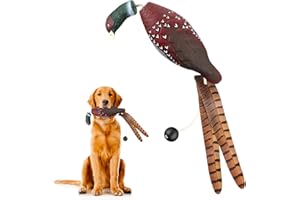WideSmart Dog Training Duck Dummy,Dog & Field Puppy Training Dummies,Dog Retrieval Training Toys Bird Dummy Mallard Mimics Duck Bumper Toy for Puppies or Adult Hunting Dogs (Little wild chicken)