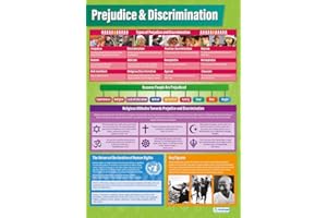 Prejudice & Discrimination | Religious Education Posters | Gloss Paper measuring 850mm x 594mm (A1) | Religious Studies Charts for the Classroom | Education Charts by Daydream Education