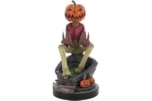 Cableguys Pesadilla Antes de Navidad Figura Gaming Jack Rey Calabaza - Soporte para Mando o Smartphone - Cable USB Incluido - 20 cm