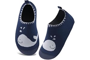 Kyopp Chaussons Enfant Garçon Respirant Pantoufles Filles Doux Antidérapant Chaussette Chaussures Unisexe