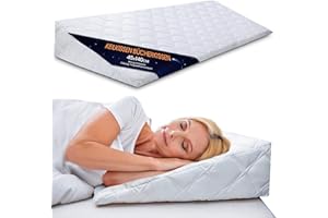 ‎TOTSY BABY Totsy Baby Keilkissen für Bett und Sofa – 45x140 cm Lesekissen und Schaumstoff Rückenkissen Ideal zur Verwendung als Matratzenkeil Reflux kopfteil Kissen oder Bettkeil für Erwachsene
