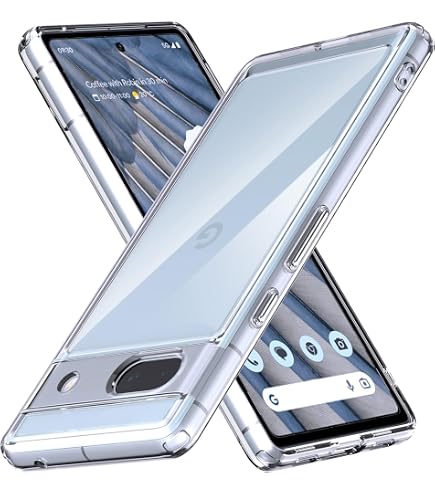 AICEK Custodia Trasparente Morbida Per Google Pixel 7A | Silicone TPU Sottile Con Antigraffio | Anti-filigrana E Dissipante