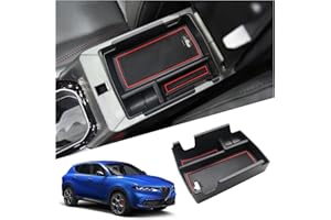Ruiya per Alfa Romeo Tonale 2022-2024 2025 Console Centrale Portaoggetti, Organizer da Braccioli per Console Tonale 2024 Accessori Centrale Consolle Braccioli Vano Contenitore Portaoggetti