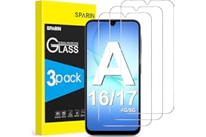SPARIN 3 Stück Panzer Schutz Glas für Samsung Galaxy A17 5G, Galaxy A16 5G, Härte Glas für Samsung A16/A17, 4G/5G, Kratzfest, HD Klar