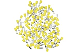 AFELD ELEKTRO 100 terminali isolati, 6,00 mm², colore giallo