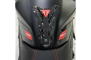 labelbike - 3D gel sticker kit for motorcycle tanks, compatible with Triumph Speed Triple 2016-2020 Red