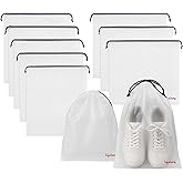 Lifelong Shoe Bags for Travel, Drawstring Travel Shoe Bags for Packing, Dustproof Portable Travel Shoe Storage Bag for Men an