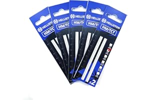 HELLISTON HM Fers/Lames de rabot 56mm, Carbure de tungstène (pour Adler BH 556, Bosch GHO 12V-20, Hoffmann BH 556, Wegoma AP98 etc (10 fers de rabot)