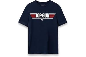 Top Gun Maverick Mens T-Shirt | Adults Navy Short Sleeve Graphic Tee | Distressed Fighter Jet Vintage Style USA Action Movie Apparel Top | Iconic Film Series Merchandise Gift