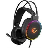 Rampage ROGUE Siyah USB RGB Ledli Gaming Esnek Mikrofonlu Oyuncu Kulaklık