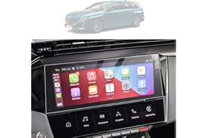 LUWU Compatible avec Peugeot 308 SW P5 2021+ i-Cockpit Film de Protection d'écran de Navigation,4H HD Transparent Film Protection Ecran de Verre Trempé Voiture Accessoire 10 pouces