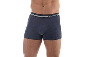 BRUBECK Merino bokserki męskie - Wygodna męska bielizna termoaktywna wykonana z wełny merynosów, bokserki merino dla mężczyzn