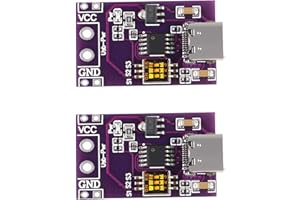 AEDIKO 2pcs QC AFC PD2.0 PD3.0 to DC Spoof Scam Fast Charge Trigger Polling Detector USB-PD Notebook Power Supply Change Board Module Type-C