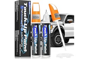 Bellifluous Rimuovi Graffi Auto, Penna Pro Antigraffio, 2 Pacchi Penna Ritocco Carrozzeria Bianco, 2 in 1 Auto Penna Antigraffio per Auto ad Asciugatura Rapida per Coprire e Riparare Graffi Auto