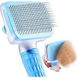Qpets® Slicker Dog Comb Brush Pet Grooming Brush Daily Use to Clean Loose Fur & Dirt Great for Dogs and Cats with Medium Long