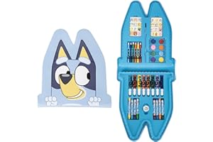 CERDÁ LIFE'S LITTLE MOMENTS Set Papelería Bluey Niños y Niñas Diseño Original y Colores Divertidos | Kit Escolar Bluey Ideal Regreso a Clases y Regalos, Licencia Oficial y Diseño Único