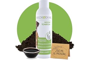 MEDIDOG Moor Tonic - 250 ml - for Dogs - Supports Stomach & Intestines, Binds Pollutants, with Humic Substance