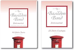 Basildon Bond No.2 Duke Small White Letter Writing Set Includes Pad & Envelopes
