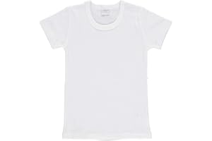 Ellepi Magliette Puro Cotone Confezione da 3 Intimo Bambino Ragazzo 2 3 4 5 6 8 10 12 14 16 Anni Underwear Anallergico Bianco Traspirante Confortevole Regalo Abbigliamento