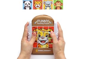 HENGBIRD Obrotowe puzzle, 16-częściowe, do jazdy samochodem, dla dzieci, dla dzieci od 3 dzieci, samolot