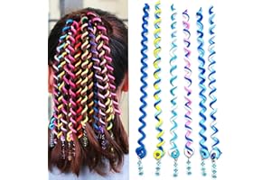 ZEVONDA Women Girl Hair Braider - Hair Styling Twister Clip Elastic Hair Rope Hair Braiders Tool Hair DIY Accessories 6 PCS/Set