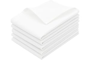 ZOLLNER 5 strofinacci da cucina - cotone - 50x100 cm - canovacci morbidi e di lunga durata - lavabili a 95°C - bianchi - qualità gastronomica - certificato OEKO TEX (R)