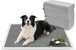 Nobleza Traversine Cani 90x60cm, con Carbone Attivo Neutralizza Odori, 50 Pezzi Tappetini Igienici per Cani, Asciugatura Rapida ad Protezione Antigoccia