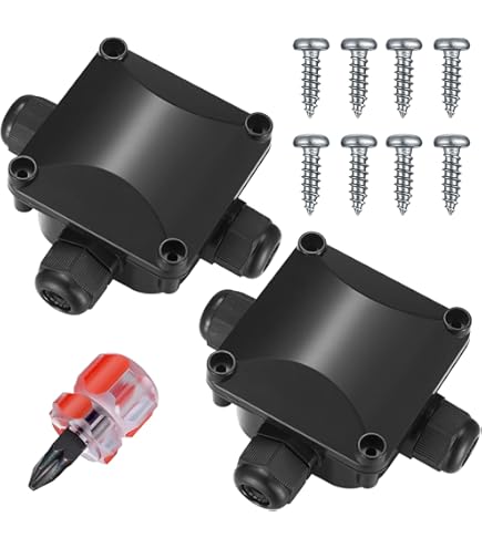 HORIALENCE Wasserdichte Abzweigdose - Verteilerbox Für Außenbereich 25x18x10cm