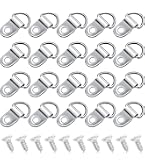 10 Sets D-Ring Bilderaufhänger – Inkl. Schrauben, Metall-Haken Für Bilderrahmen & Leinwände