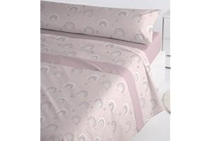 Sibiles - Juego Sábanas Térmicas de Invierno Coralina Cama 90 Niños Infantil Bliss (Cama 90, Rosa)