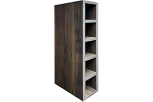 highdecora Wine Rack Cabinet Base or Wall Unit Made with 18mm MFC for Kitchen, Leaving room, Hotel, Restaurant (Dark Brown)