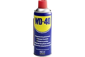 WD-40 • Produit Multifonction • Aérosol • Sans Silicone • Non Conducteur • Compatible Plastiques, Caoutchoucs, Tous Métaux