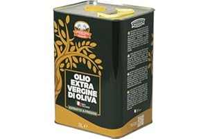 LORENZO COSTA FU EUGENIO Olio Extravergine di oliva 100% italiano | Latta 3L | Olio di oliva extravergine italiano filtrato | Estratto a freddo