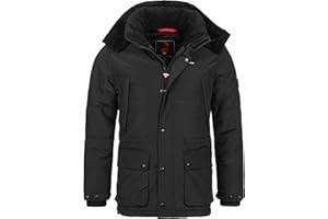 Höhenhorn Mangard Herren Winter Jacke Steppjacke Gefüttert Winterjacke Parker Parka