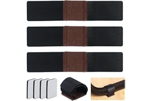 SUEVUT 48 Stück Bodenschoner für Stühle Set, Klettverschluss Stuhlgleiter Filzgleiter für Freischwinger, Stuhlbein Bodenschoner, Parkettschoner, für Stuhl Rutschfestigkeit und Lärmreduzierung