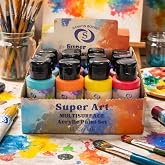 SuperArt Akrilik Boya Seti 12'li 12x50 mL