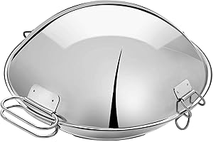 Artame ART32806 – Cataplana, Sauteuse, Wok - Tous Feux Dont Induction, INOX 18/10, Ø 32cm