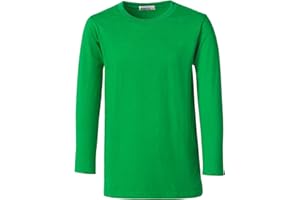 dressforfun Longsleeve Kinder, Basic Langarmshirt Kinder, Longshirt mit Rundhalsausschnitt, Kind Sweater Baumwolle, Sweat Sportbekleidung, Langarmshirt Jungen, Pullover Mädchen, Kinder