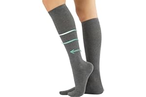 CALZITALY Gambaletti Compressione Graduata Media | Calzino Contenitivo 14-16 Mmhg | Calze Unisex In Cotone || S M L Xl Xxl ||