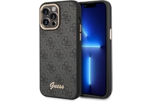 CG MOBILE Guess - Funda rígida para iPhone 14 Pro en Color Negro con p