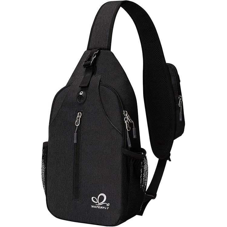 HALOVIE Taktische Brusttasche Herren Sling Bag Anti Theft Schultertasche Umhängetasche Tactical Crossbody Bag für Alltag Reisen Wandern Camping