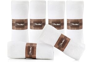 MINIBOO Premium tvättlappar för känslig hud – extra mjuk och absorberande Rayon från ansiktsdukar i bambu och nyfödd badhandduk – perfekt som babygåvor