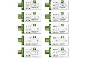 FRESHLIANCE FOCUS ON FRESH AND SAFE LIFE ONLY Freshliance USB Temperature Data Logger, Single Use Temperature Recorder with PDF and CSV Reports, Max. 30000 Readings High Accuracy Cover 60days for Transport, Storage, Fresh Tag 1, 10packs