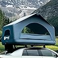 BOOMLATU Shell Wing Inflatable Floatable Rooftop Tent - 2 Man Portable Easy Set-up Four Season Windproof， Waterproof and Sun Resitant Camping Dome Roof Top Tent Suitable for Cars, SUVs, Travel