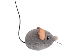 CATSTAGES Petstages Jouet pour Chat Squeak Squeak Mouse - en Peluche/avec de l'herbe à Chat - Souris