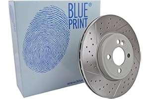 Blue Print ADB114314 Brake Disc Set (2 Brake Disc) front, perforated / internally ventilated, No. of Holes 4